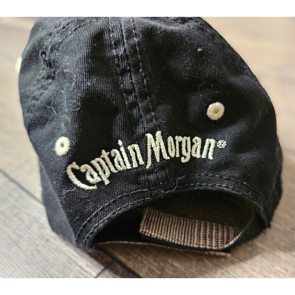 2 for $20  Captain Morgan Black Plaid Hat - Picture 4 of 9